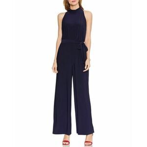 Vince Camuto Ruffle Collar Sleeveless Jumpsuit Plus Size 22W $245